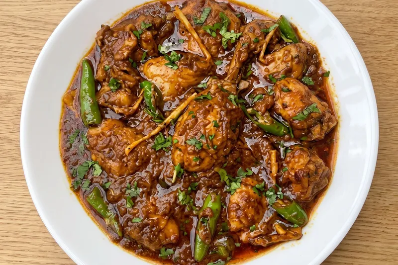 Karahi masala served at Silsila The Flaming Tandoor in Portland
